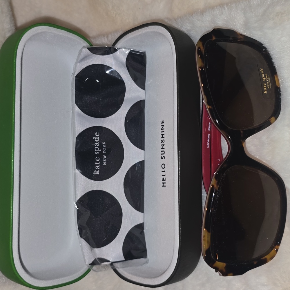 Kate Spade ANNORA/P/S SOU HAVANA PINK 54/18/130 Women's Sunglasses polarized - Picture 5 of 14
